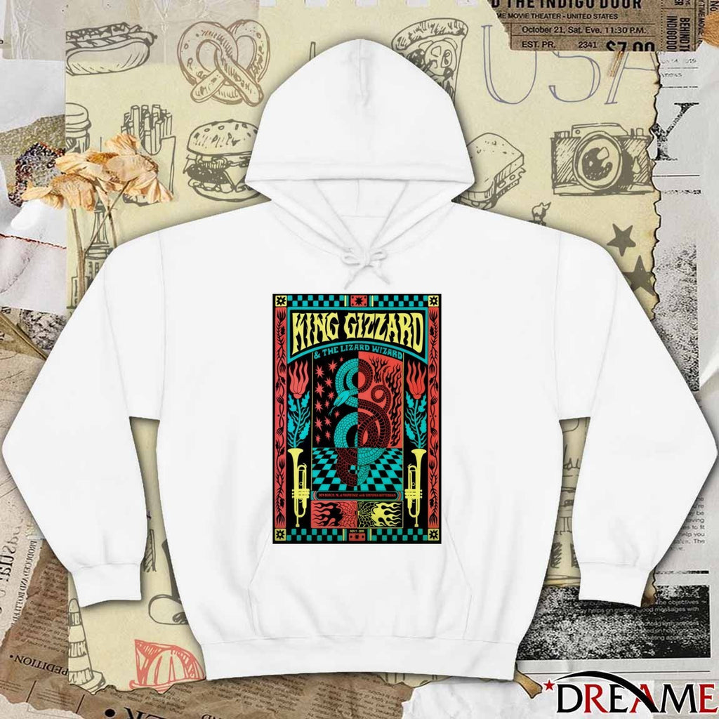 Poster King Gizzard And The Lizard Wizard November 7 2025 Den Bosch Netherlands t-shirt