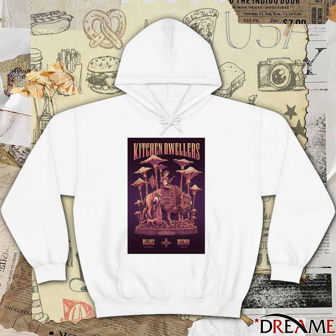 Poster Kitchen Dwellers Bozeman The ELM January 30 2026 t-shirt