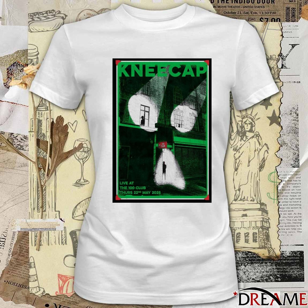 Poster Kneecap London May 22 2026 Live At The 100 Club t-shirt