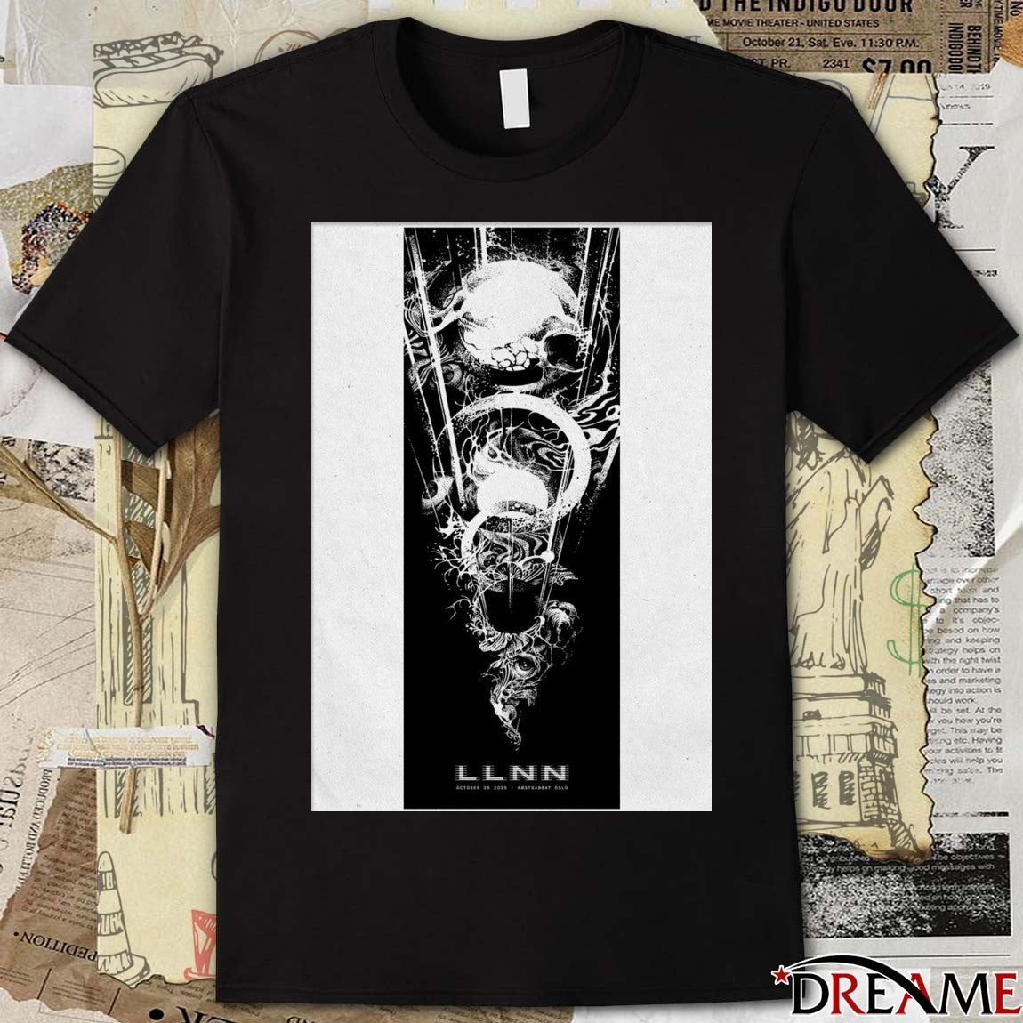 Poster LLNN Poster Høstsabbat Oslo October 25 2025 t-shirt