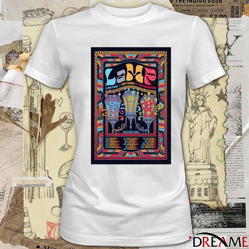 Poster Lamp 2026 Winter Tour Lawton Metzger Paczkowski t-shirt
