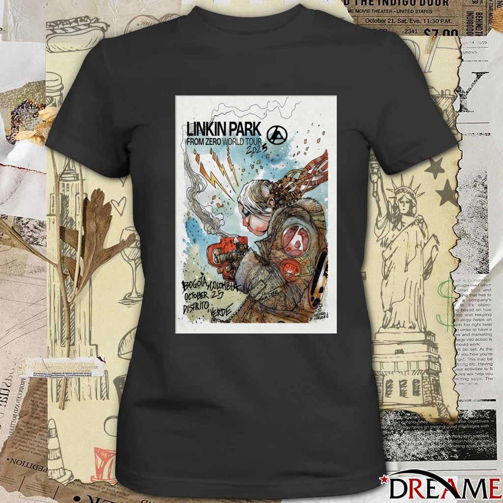 Poster Linkin Park From Zero World Tour Bogotá Colombia 25 October 2025 t-shirt