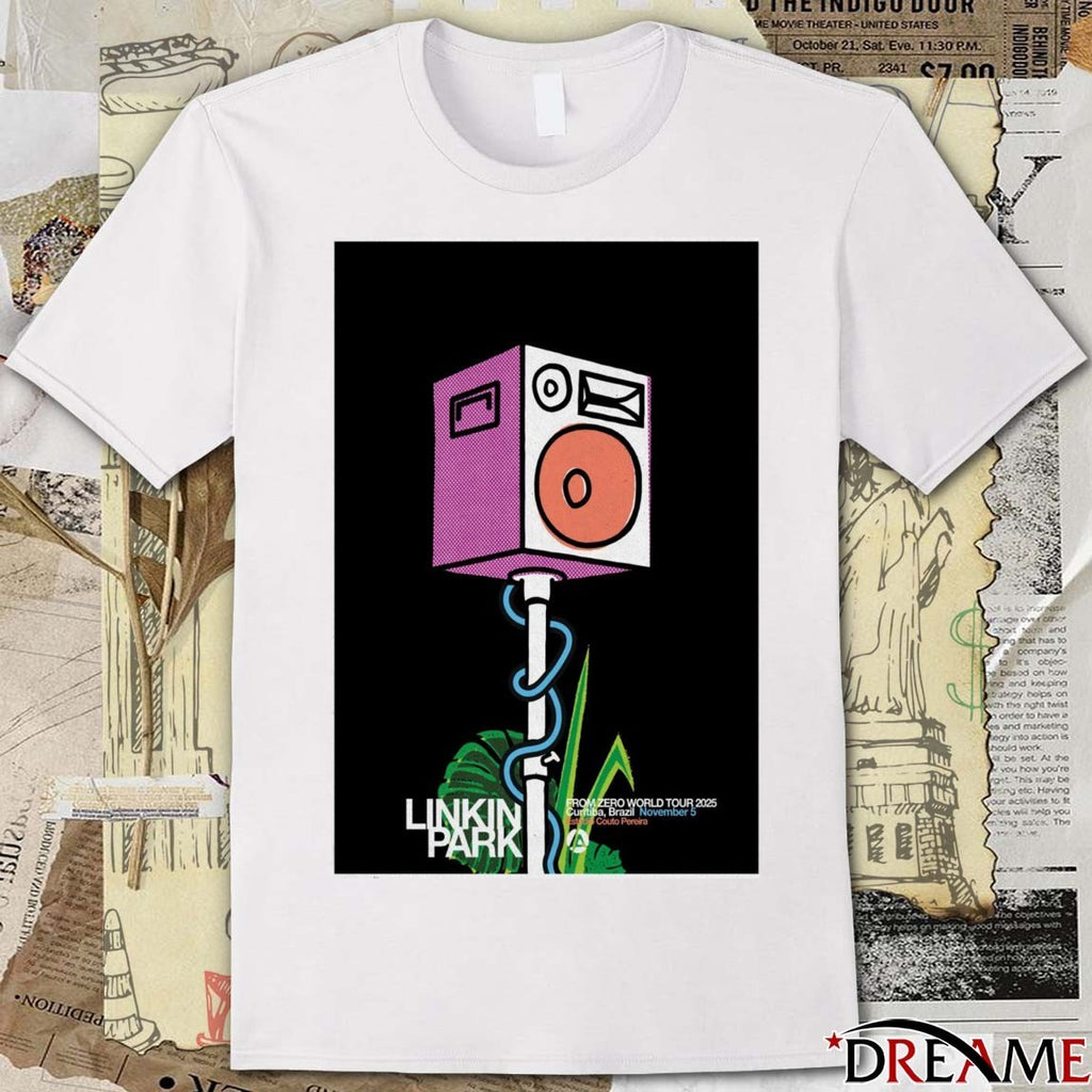 Poster Linkin Park From Zero World Tour Estádio Couto Pereira, Curitiba November 5 2025 t-shirt
