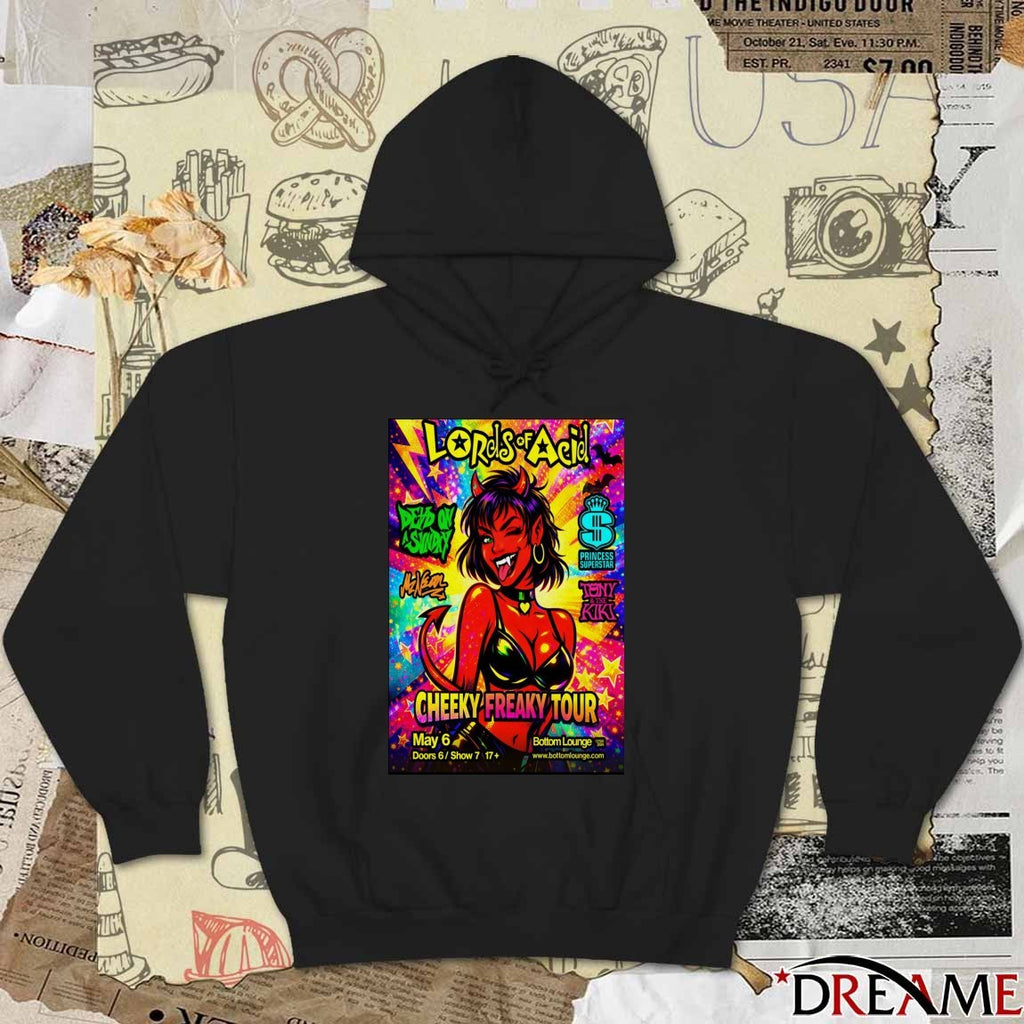 Poster Lords Of Acid Bottom Lounge In Chicago IL May 6 2026 t-shirt