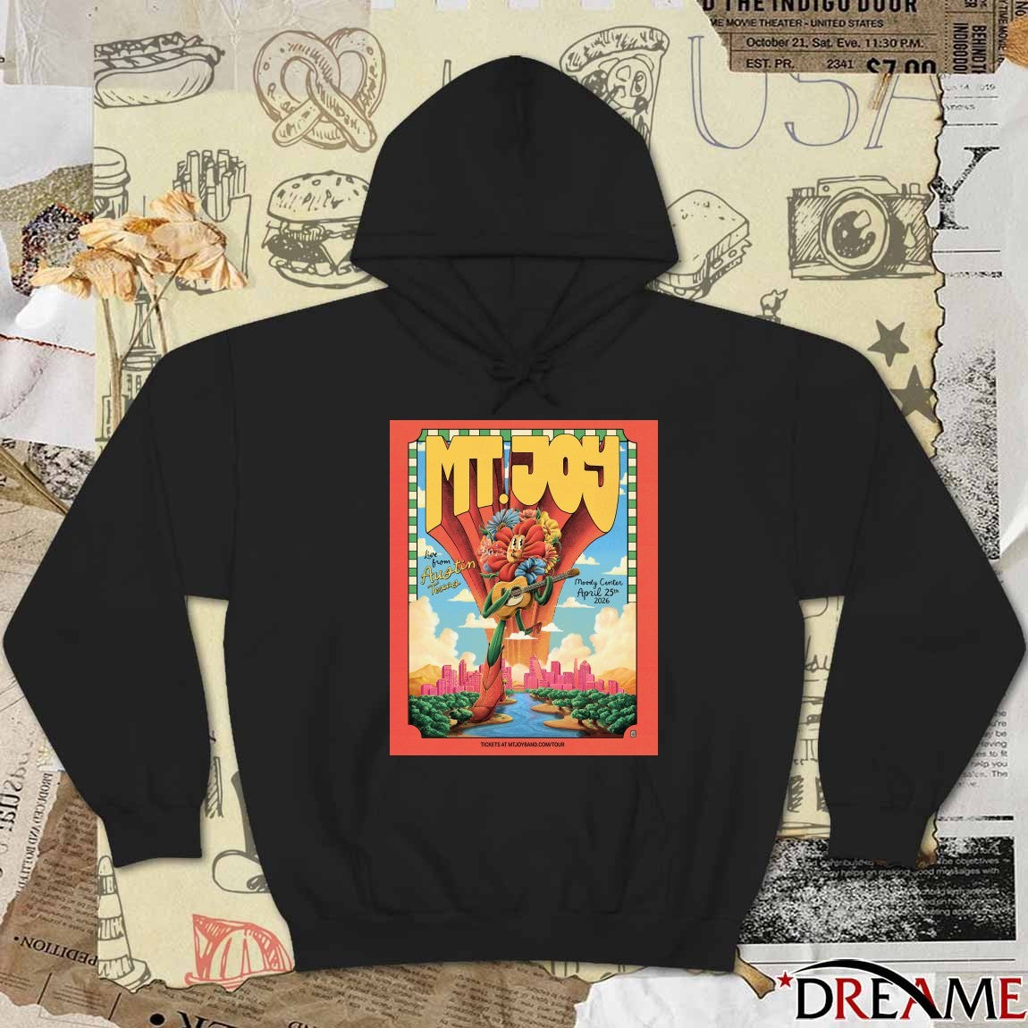 Poster MT Joy April 25, 2026 Moody Center Live From Austin TX t-shirt