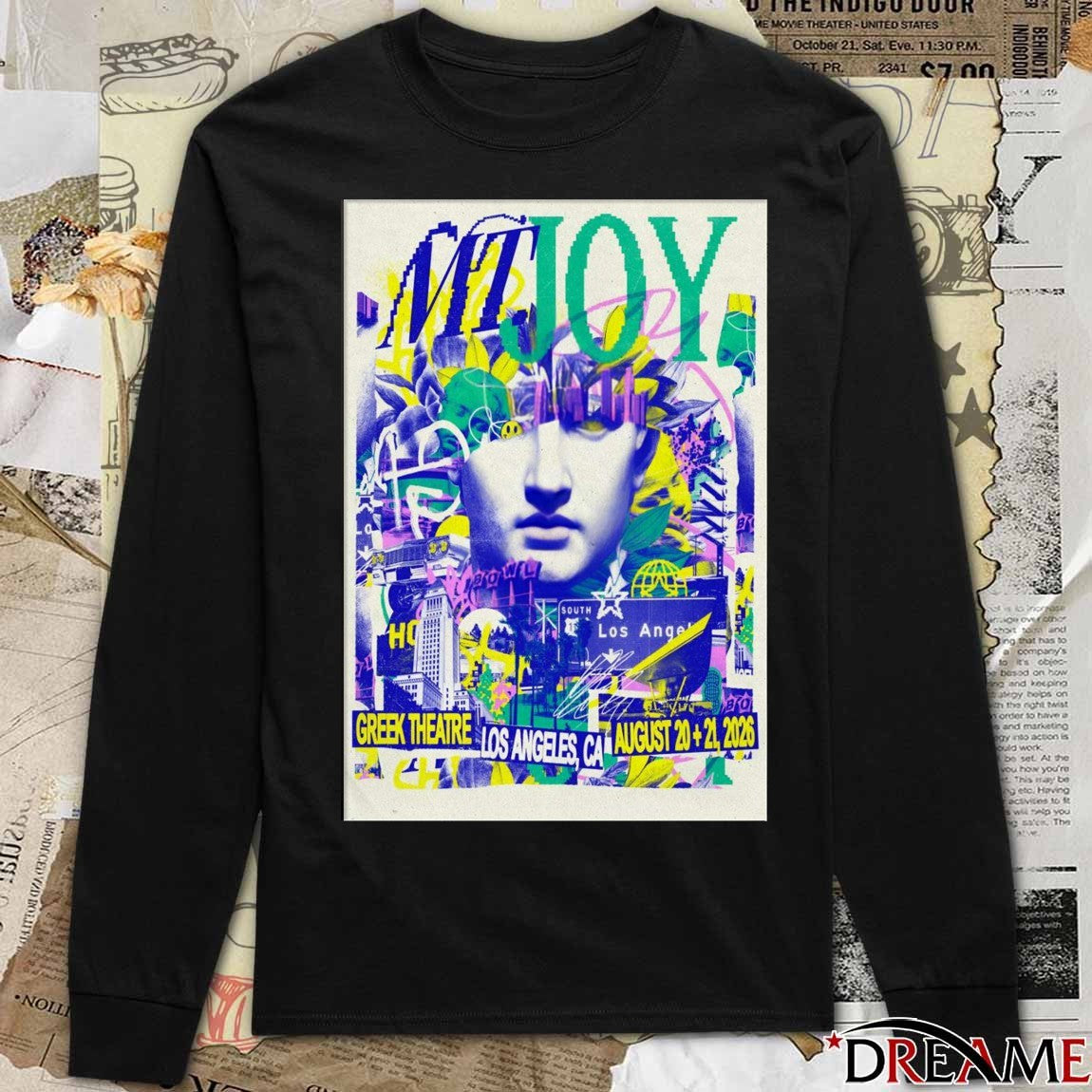 Poster MT. Joy Greek Theatre In Los Angeles CA On August 20-21 2026 t-shirt
