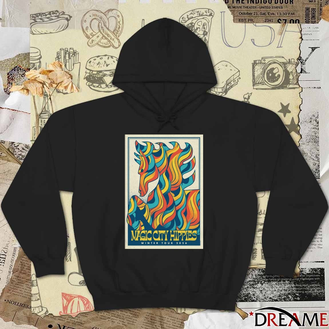 Poster Magic City Hippies Tour Winter 2026 t-shirt