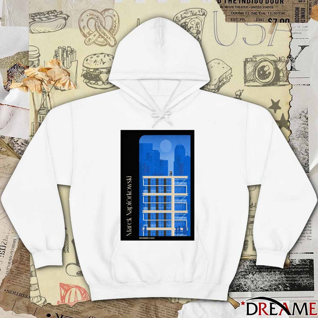 Poster Marek Napiorkowski December 5 2025 Warsaw Poland t-shirt