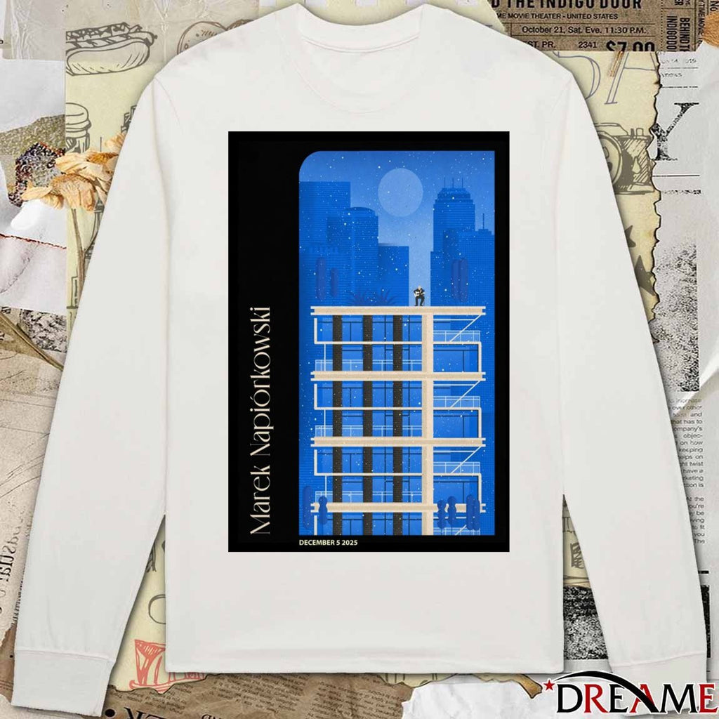Poster Marek Napiorkowski December 5 2025 Warsaw Poland t-shirt