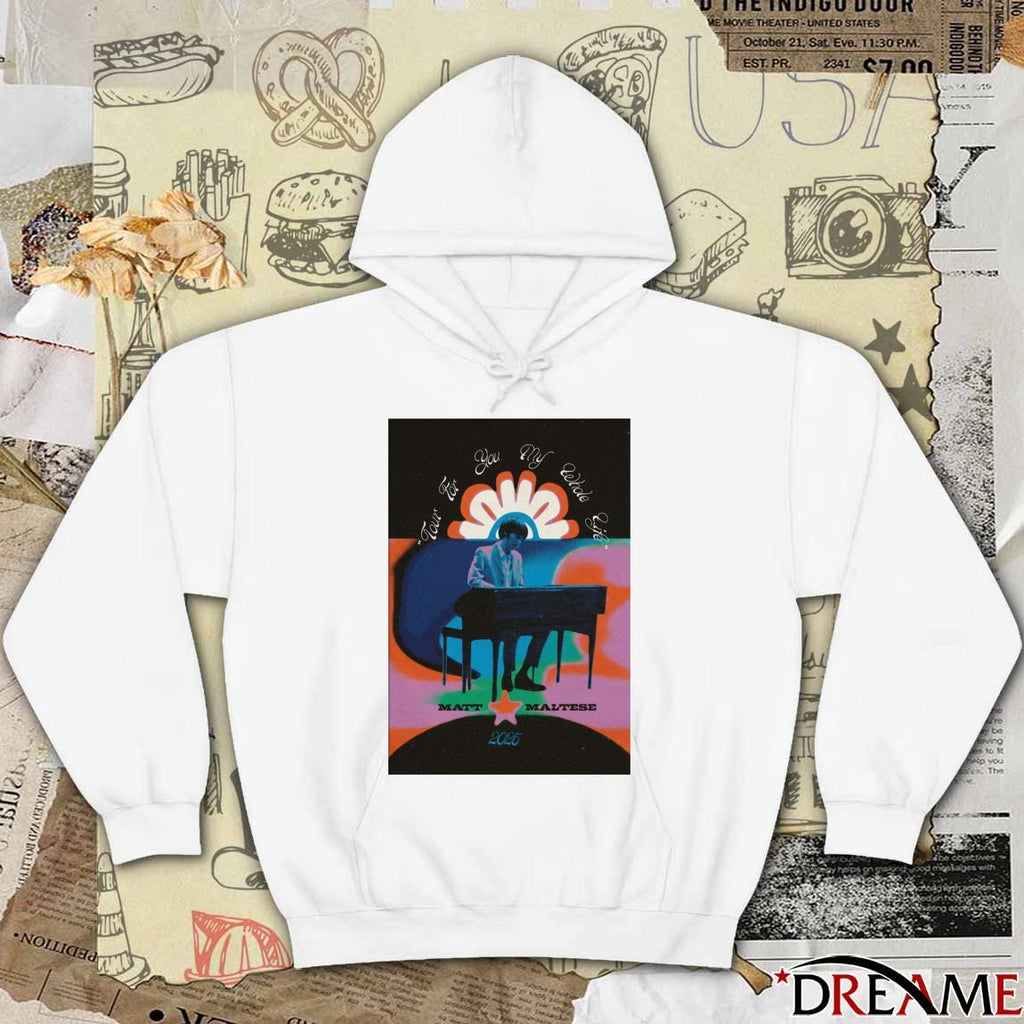 Poster Matt Maltese Tour 2025 Tour For You My Whole Life t-shirt