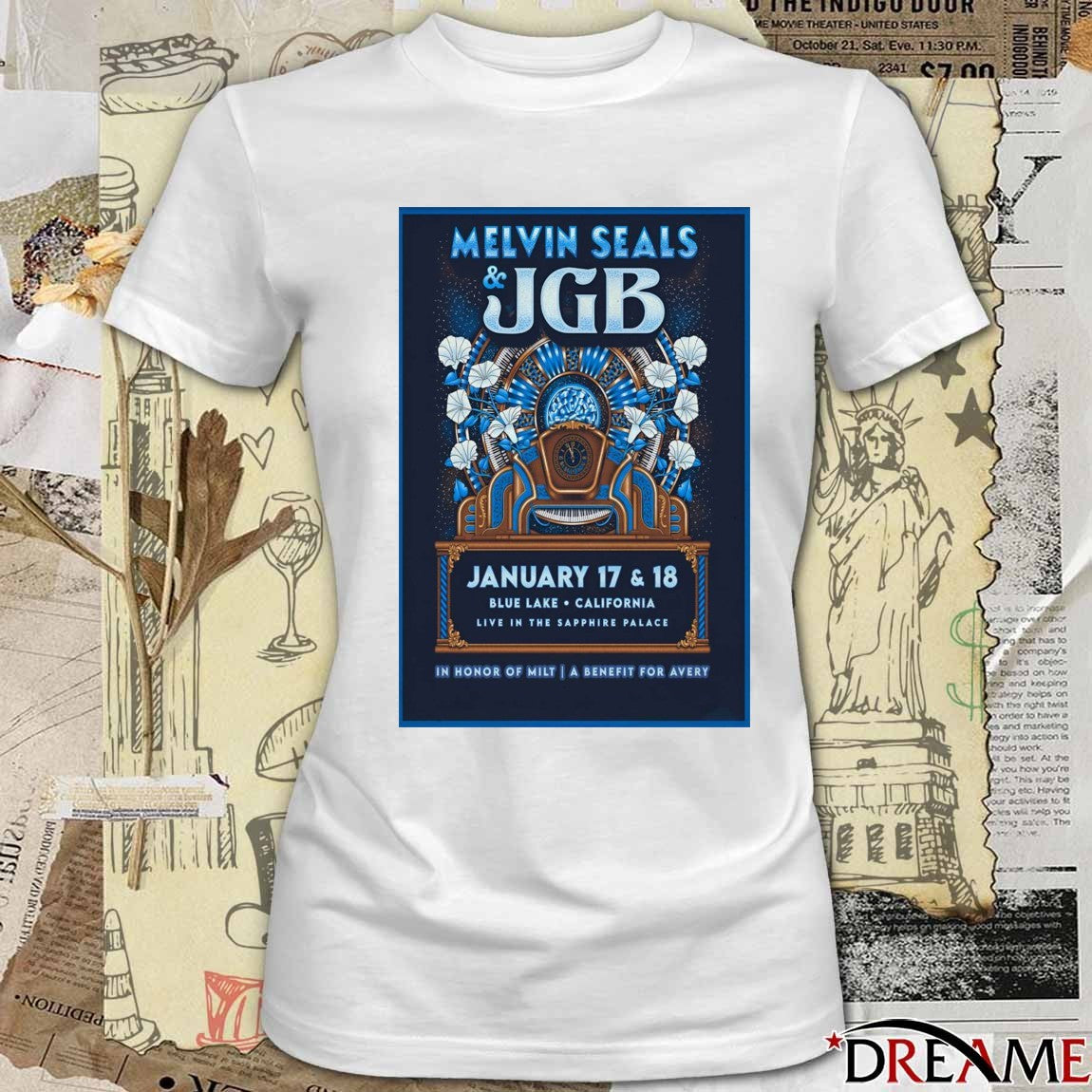Poster Melvin Seals And JGB Tour Blue Lake CA On January 17-18 2026 t-shirt