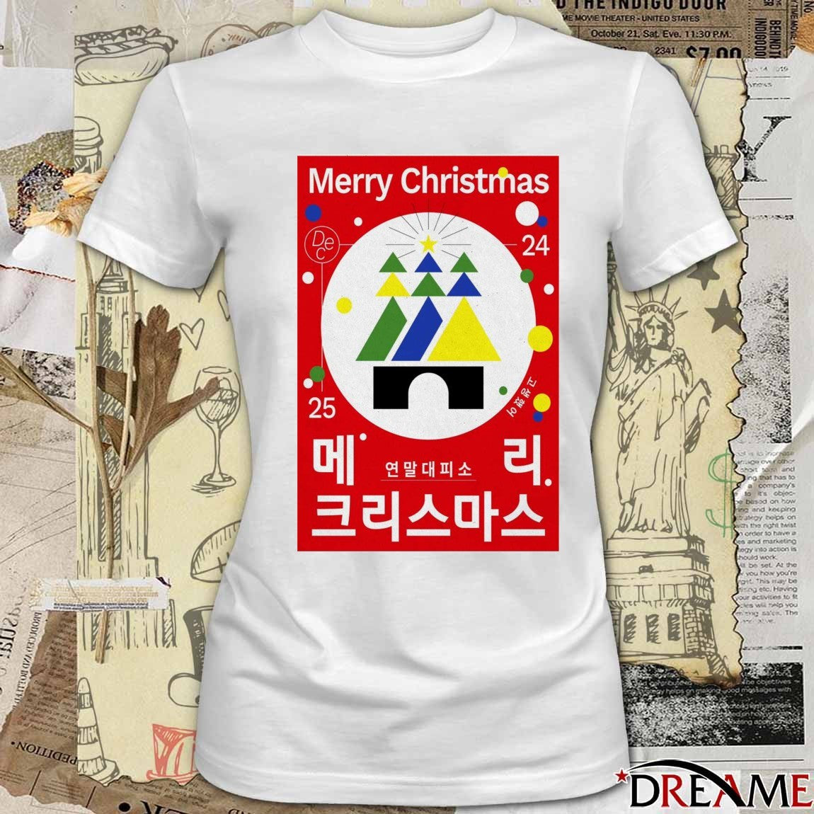 Poster Merry Christmas Tour December 24 2025 t-shirt