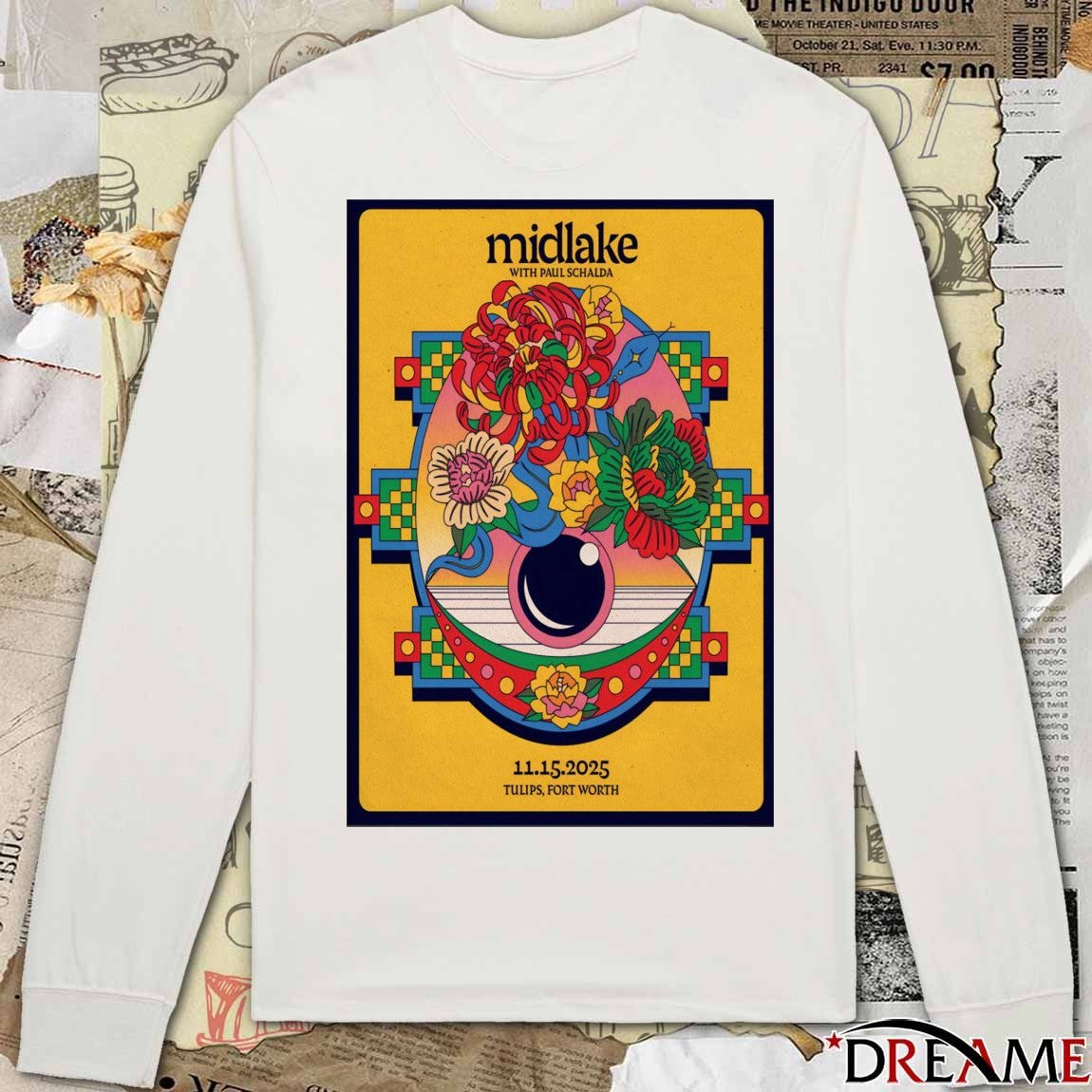 Poster Midlake Tulips Fort Worth November 15 2025 t-shirt
