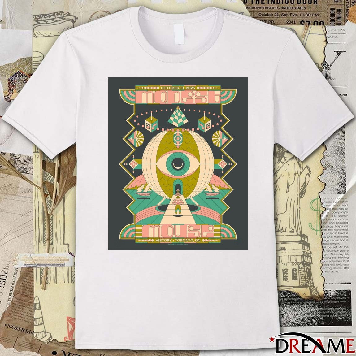 Poster Modest Mouse History Toronto ON October 13 2025 t-shirt
