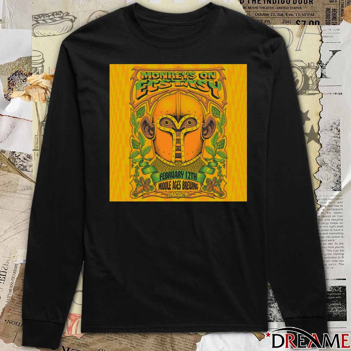 Poster Moe. In Syracuse NY On February 12 2026 Middle Ages Brewing t-shirt