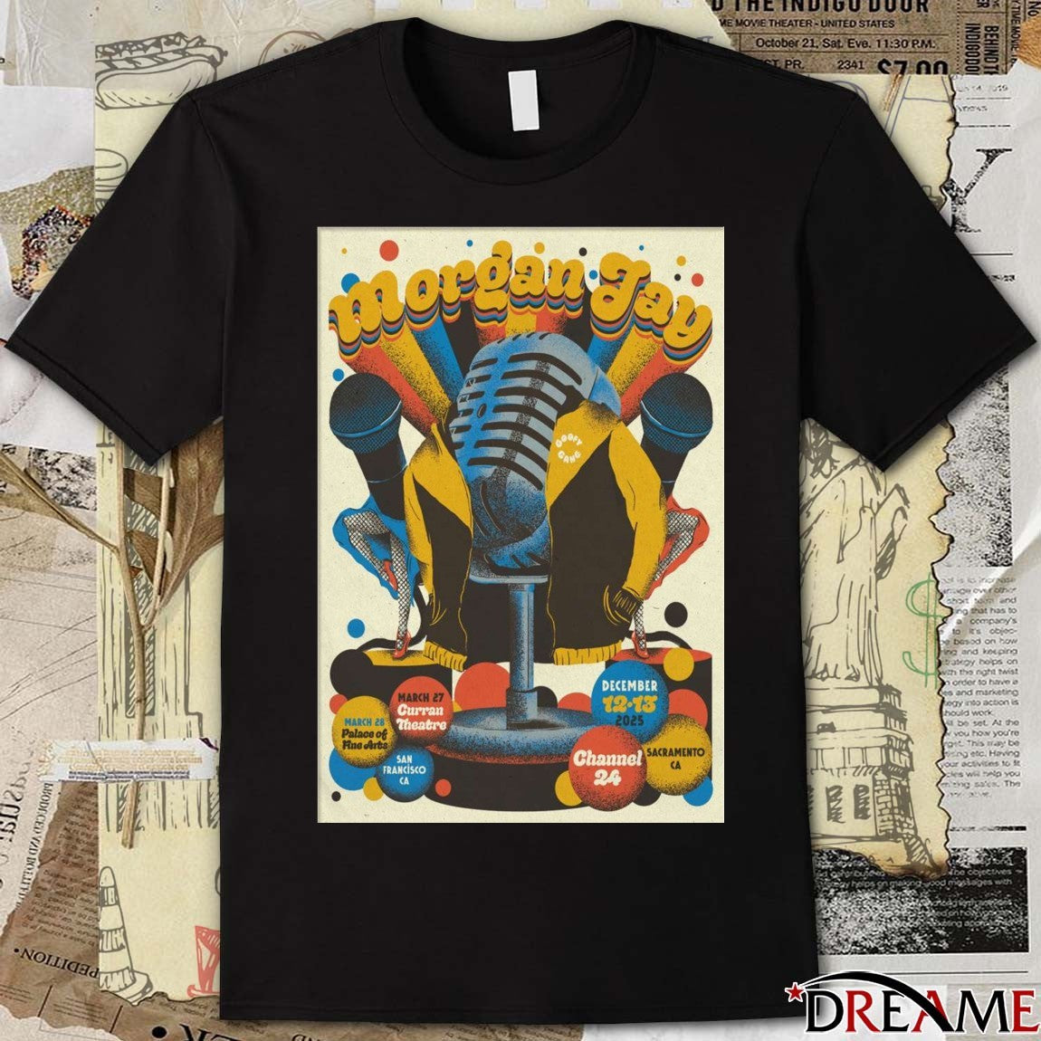 Poster Morgan Jay December 12-13 2025 In Sacramento CA t-shirt