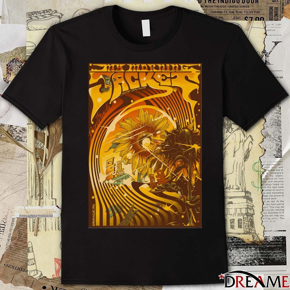 Poster My Morning Jacket Nashville TN October 29 2025 t-shirt
