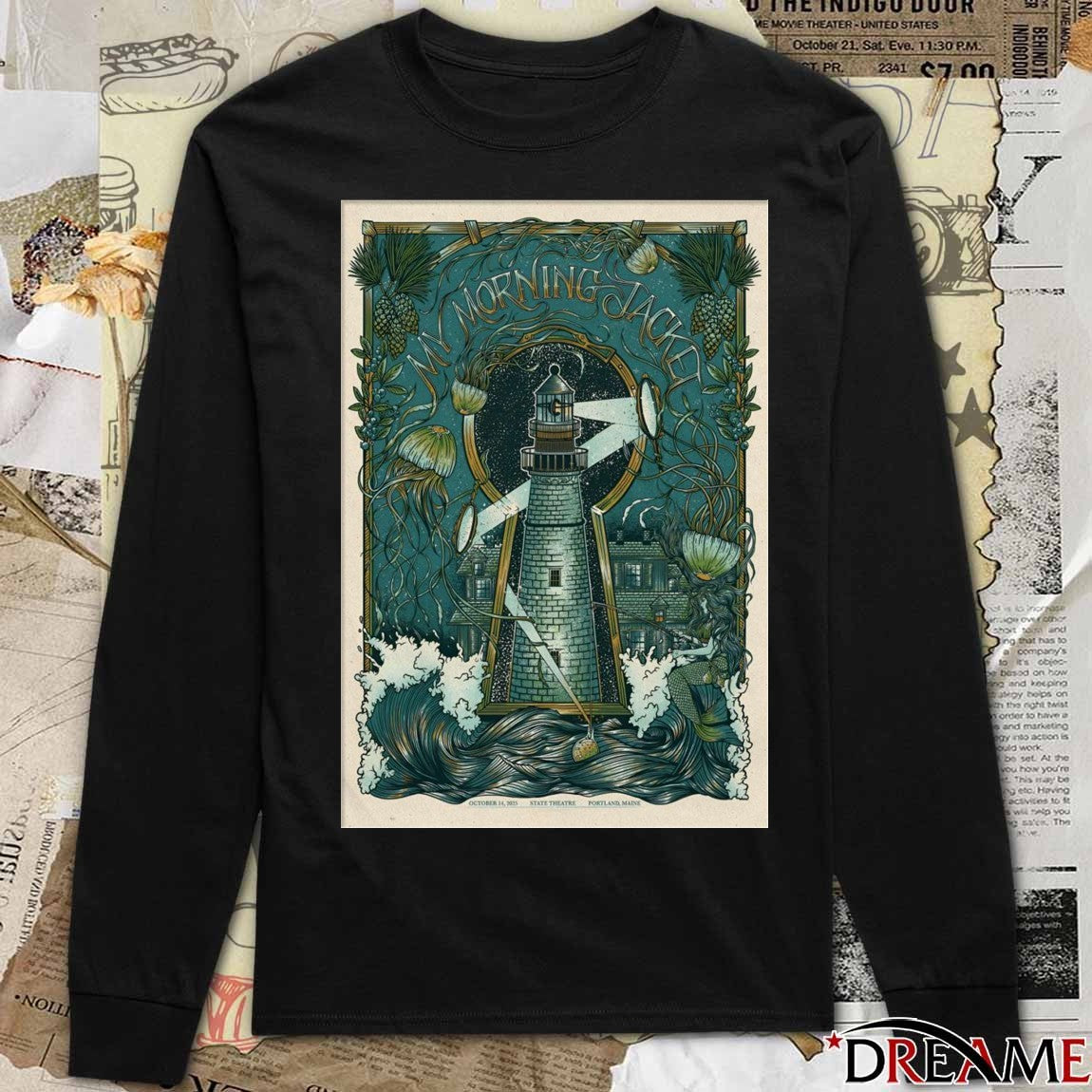 Poster My Morning Jacket October 14 2025 State Theatre Portland Maine Show t-shirt