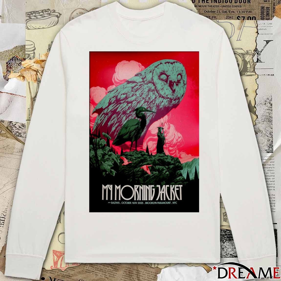 Poster My Morning Jacket October 16 2025 Brooklyn Paramount Theater in Brooklyn NY t-shirt