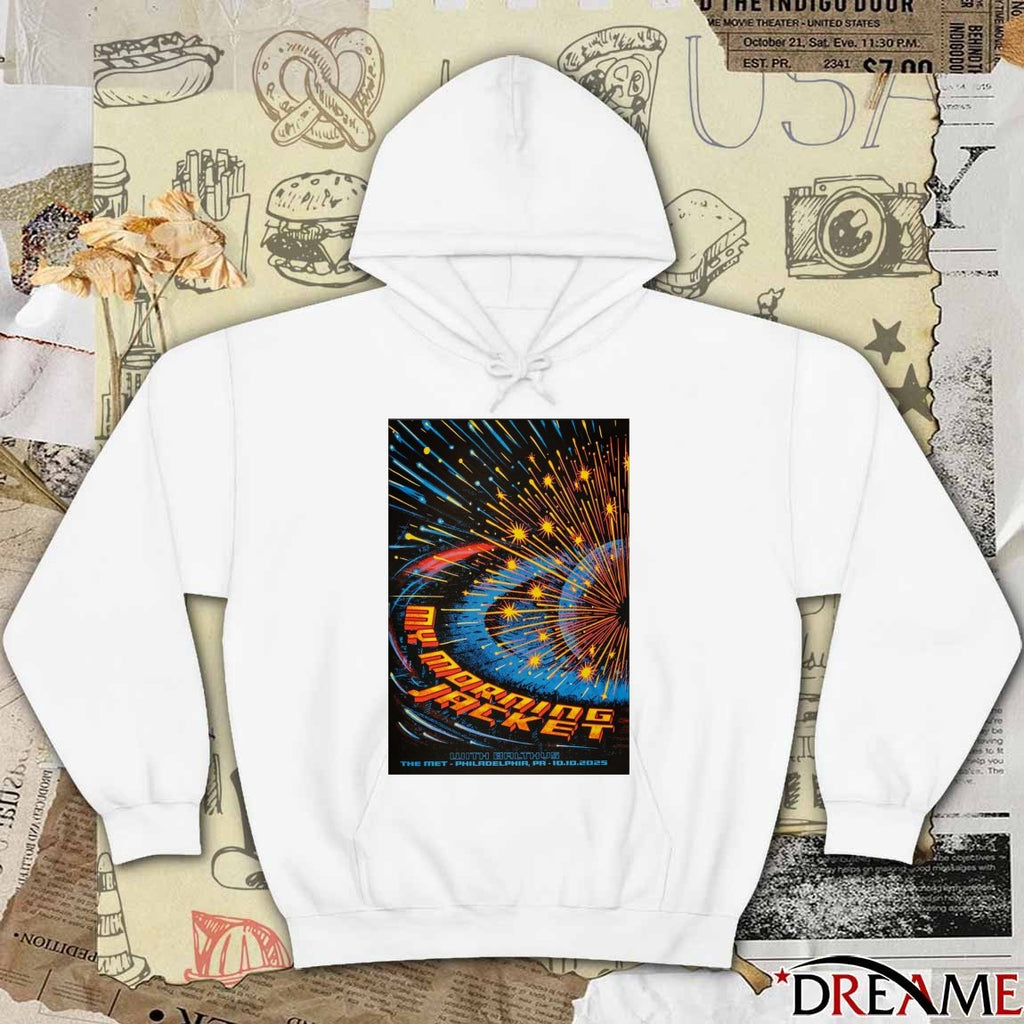 Poster My Morning Jacket The Met October 10 2025 Philadelphia PA t-shirt