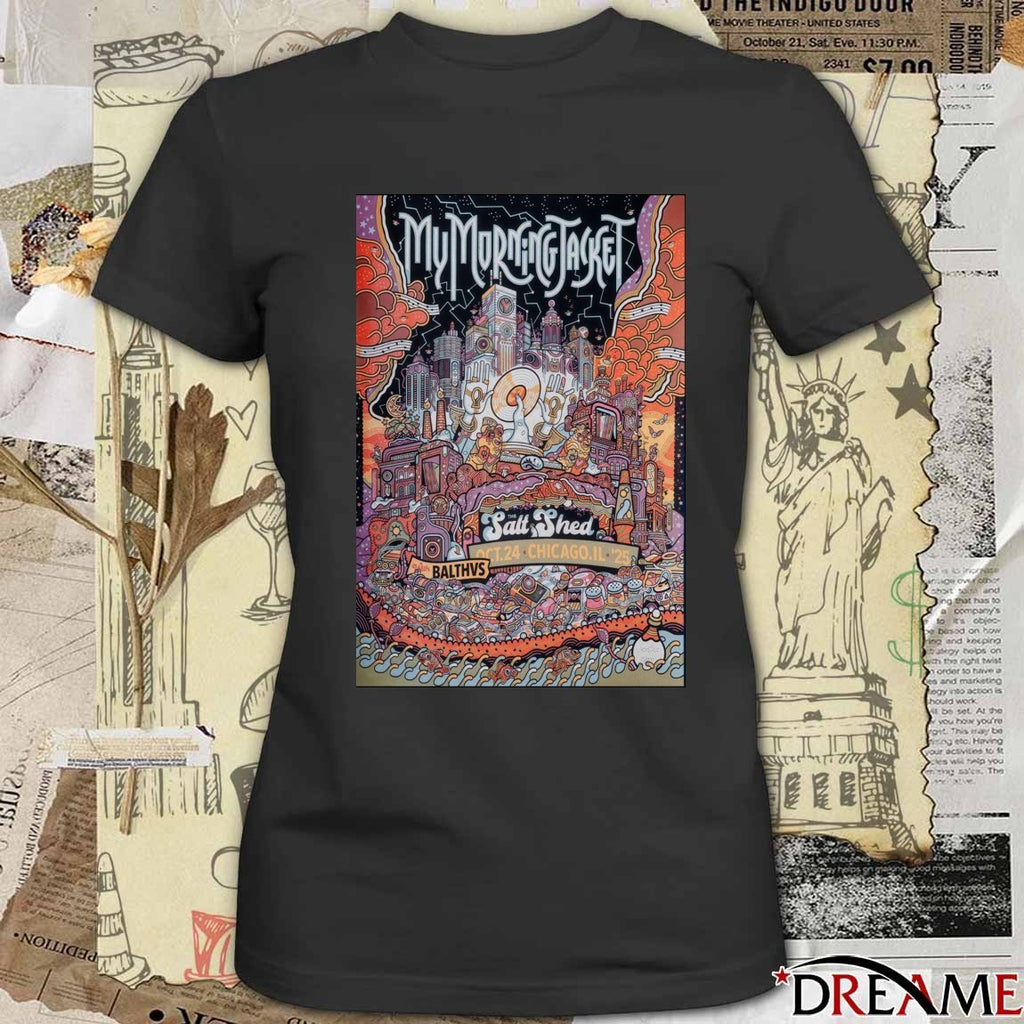Poster My Morning Jacket The Salt Shed October 24 2025 Chicago IL Tour t-shirt