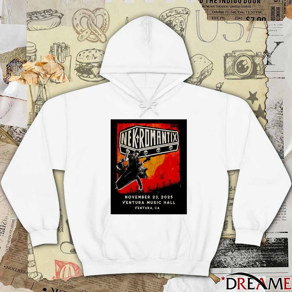 Poster Nekromantix Tour Ventura Music Hall Ventura CA On November 23 2025 t-shirt
