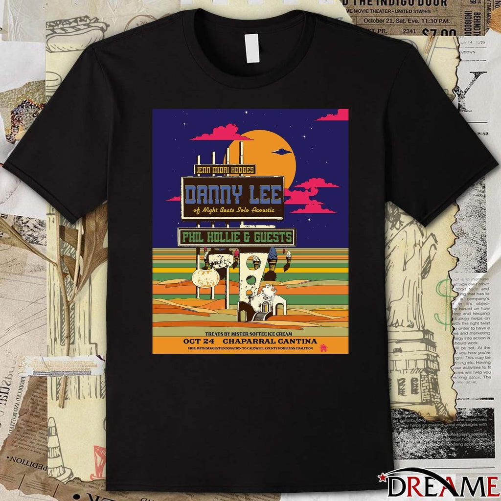 Poster Night Beats w Jenn Miori Hodges and Phil Hollie Chaparral Cantina October 24 2025 t-shirt