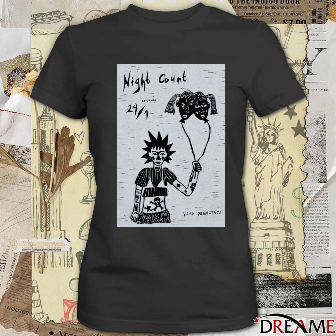 Poster Night Court January 24 2026 Groningen NL t-shirt