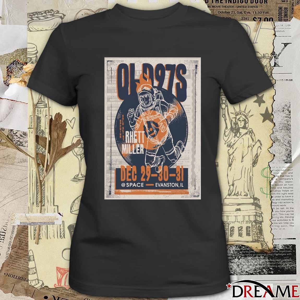Poster Old 97’S In Evanston IL On December 29-31 2025 t-shirt