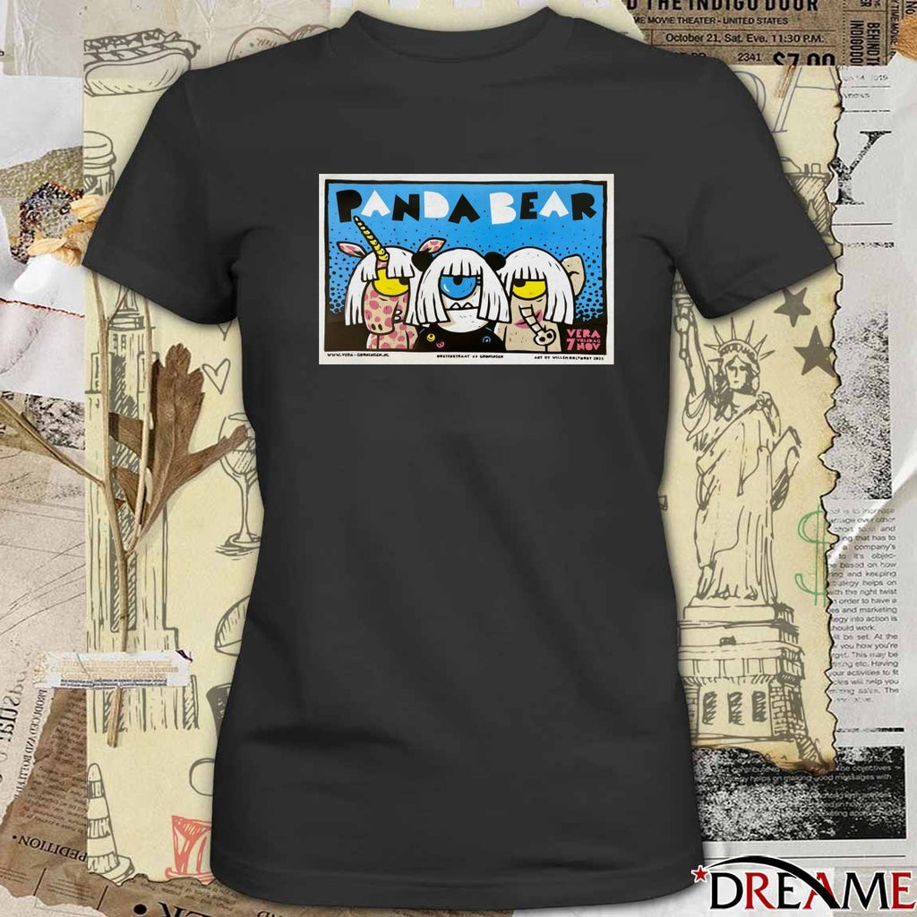 Poster Panda Bear Groningen Netherlands November 7 2025 t-shirt