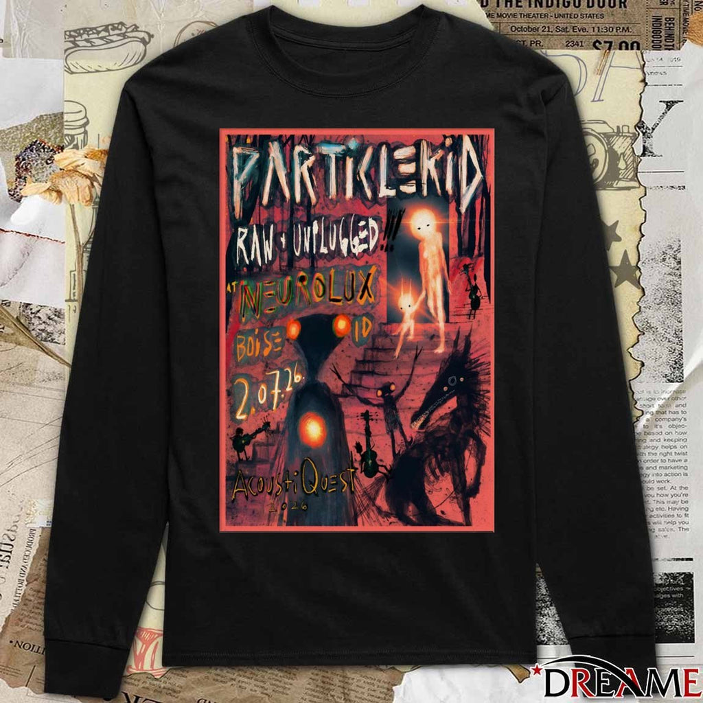 Poster Particle Kid Tour Boise ID February 7 2026 t-shirt
