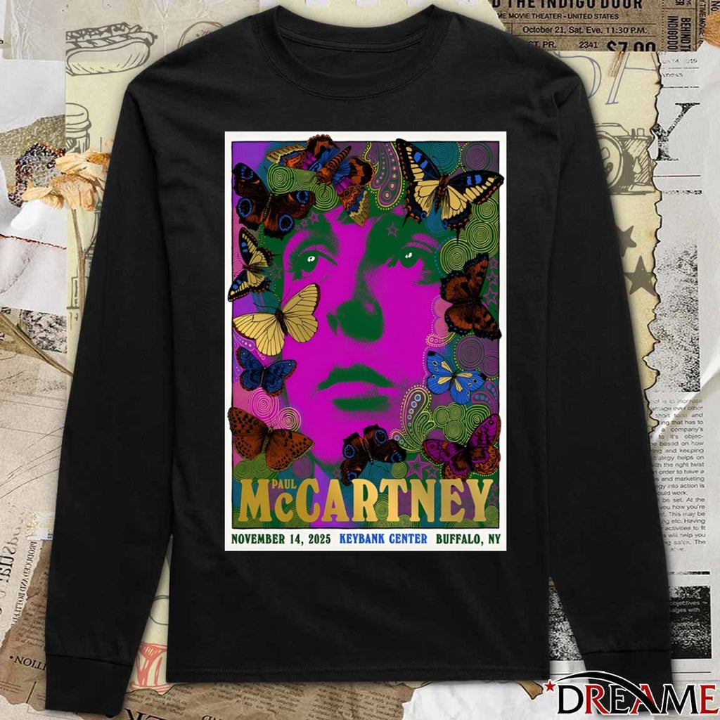 Poster Paul McCartney At KeyBank Center In Buffalo NY On November 15 2025 t-shirt