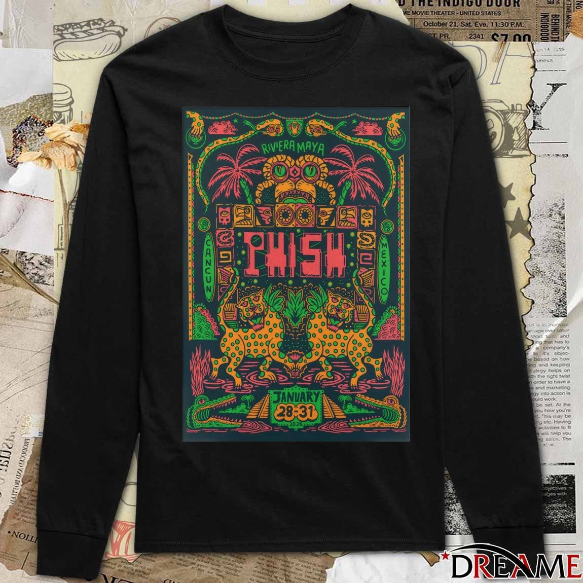 Poster Phish Moon Palace Cancún Mexico January 28-31 2026 t-shirt