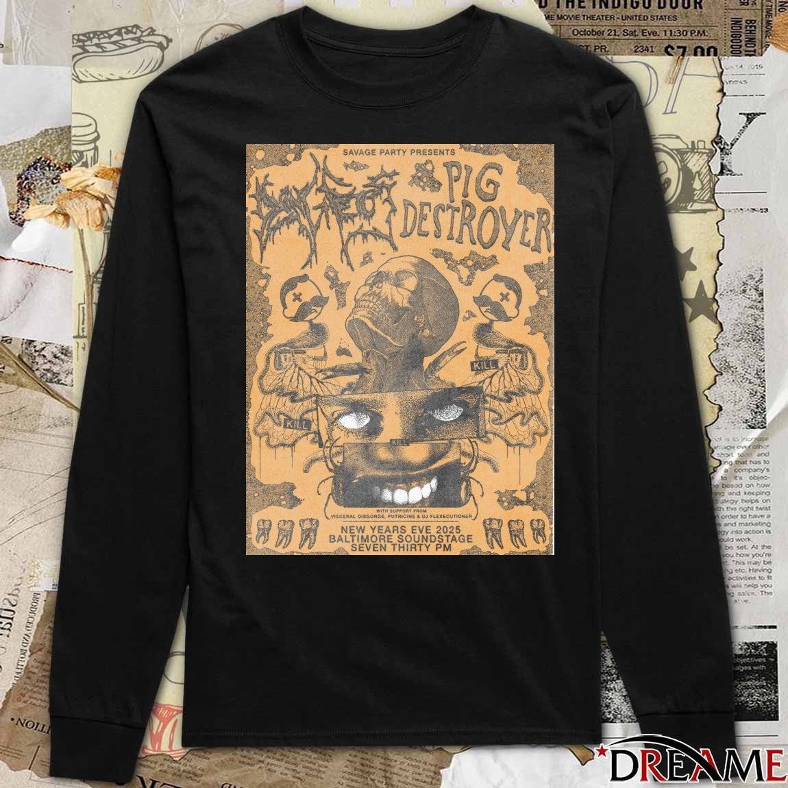 Poster Pig Destroyer New Years Eve Baltimore Soundstage In Baltimore MD December 31 2025 t-shirt