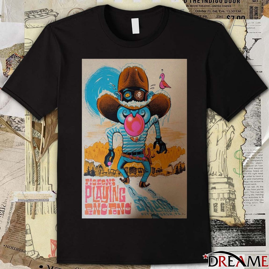 Poster Pigeons Playing Ping Pong Pittsburgh, PA February 6-7 2026 t-shirt