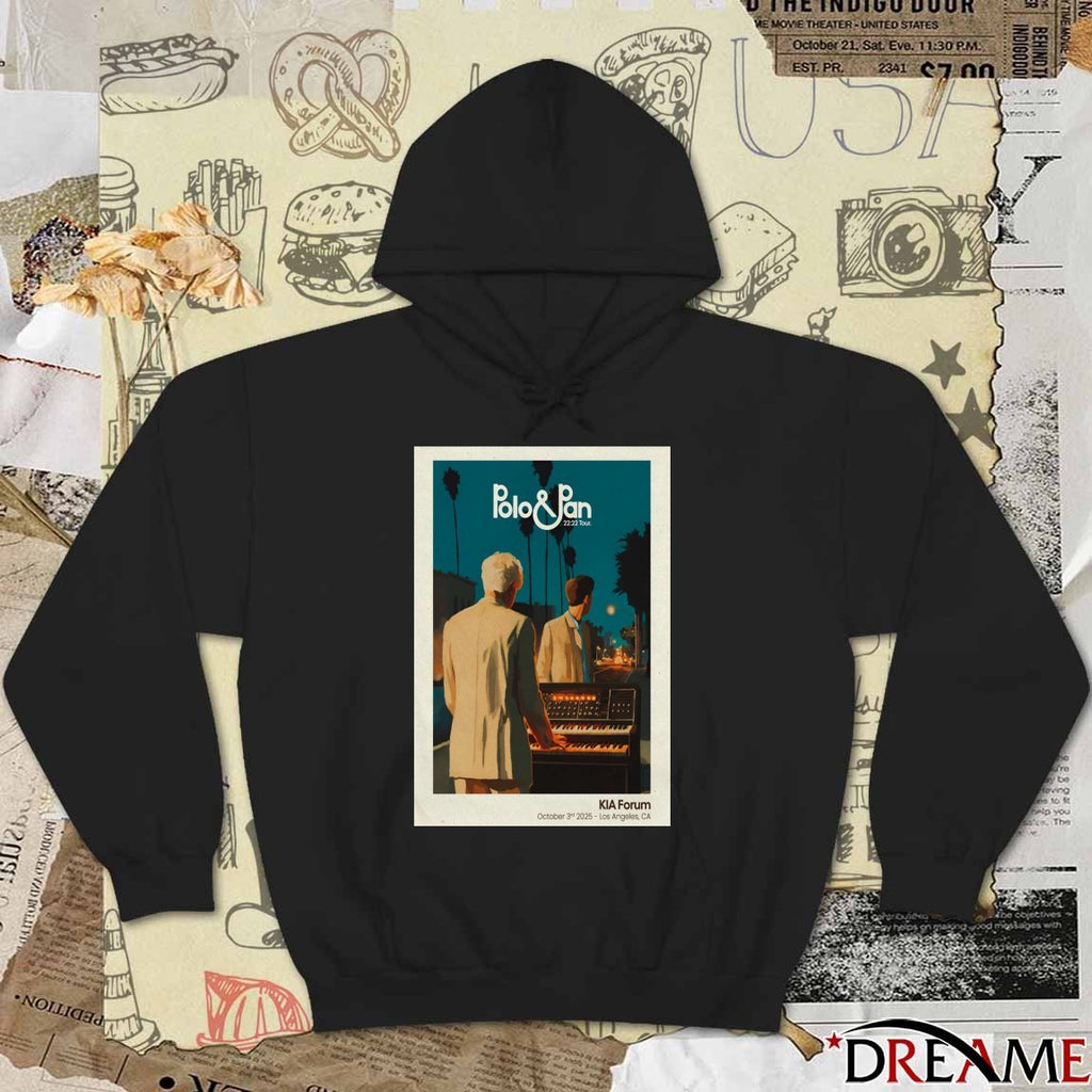 Poster Polo And Pan 22 22 Tour October 3 2025 Inglewood Event Los Angeles CA t-shirt
