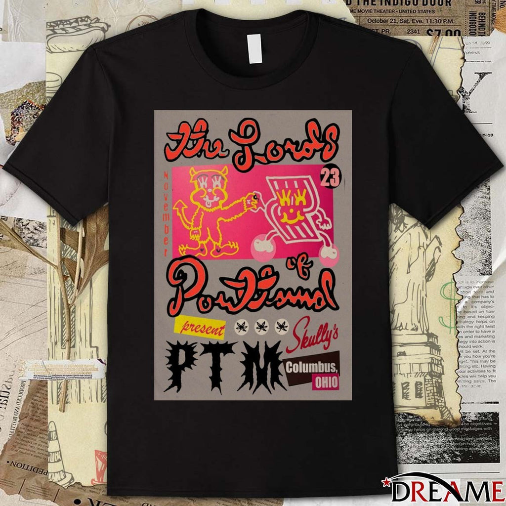 Poster Portugal The Man Columbus, OH November 23 2025 t-shirt