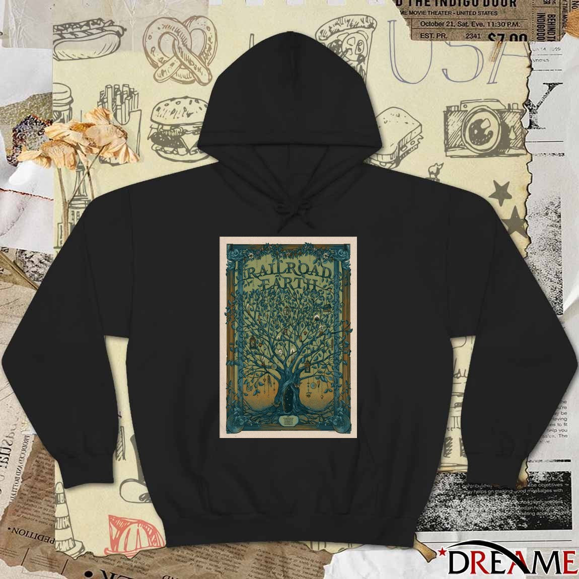 Poster Railroad Earth January 14 2026 Asbury Park NJ t-shirt