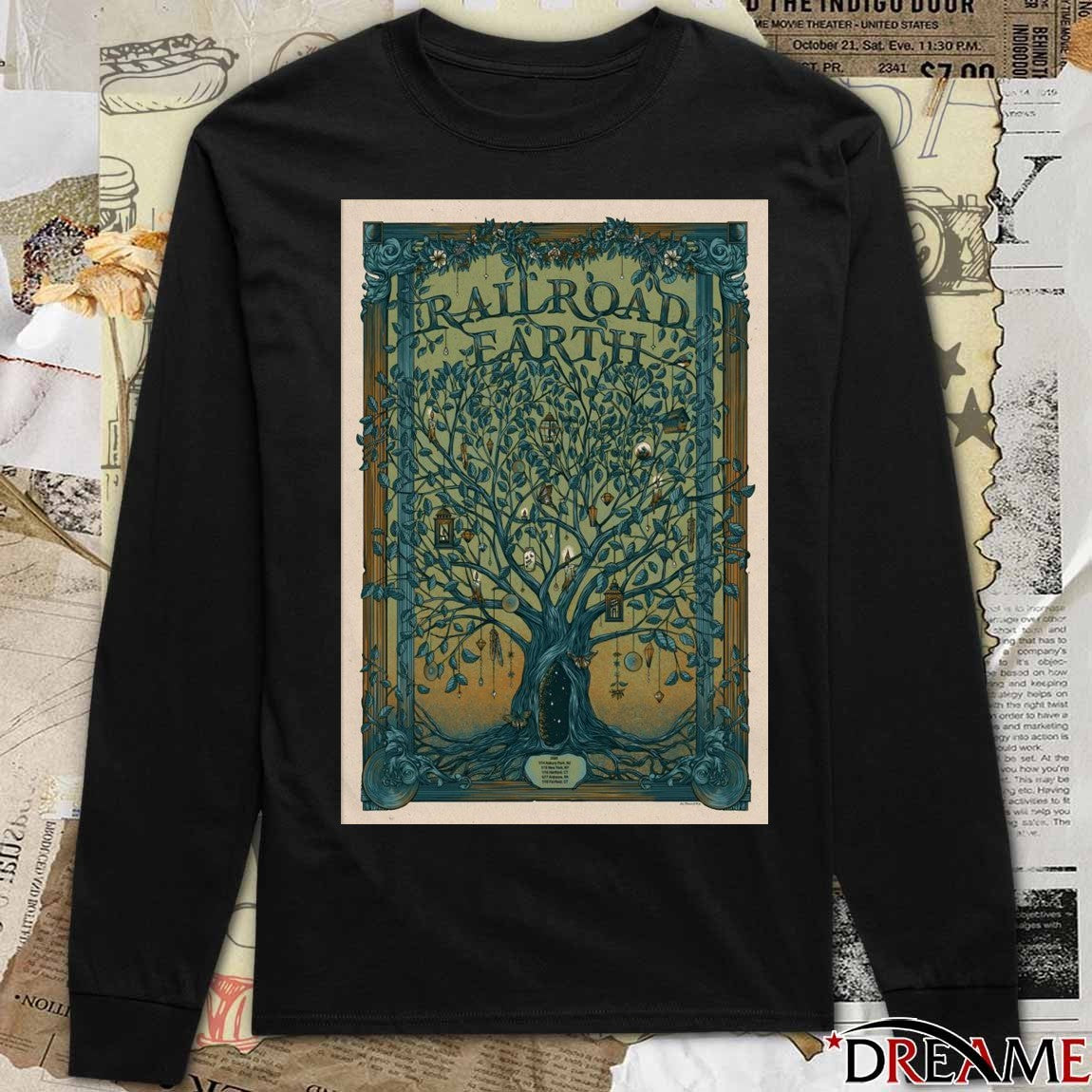 Poster Railroad Earth January 14 2026 Asbury Park NJ t-shirt