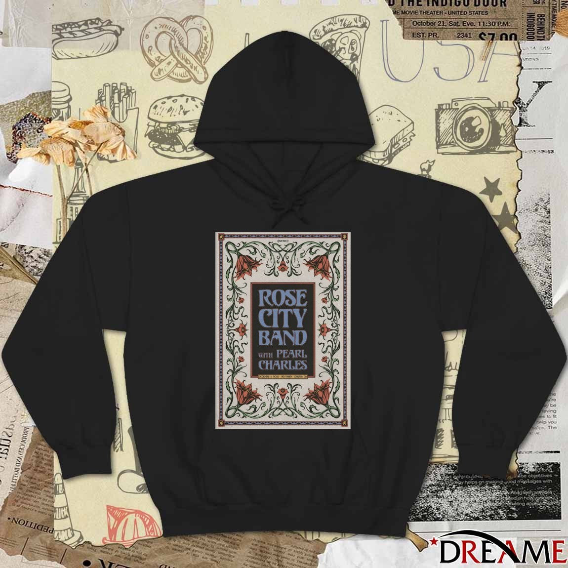 Poster Rose City Band Oakland Event On December 11 2025 New Parish Oakland CA t-shirt