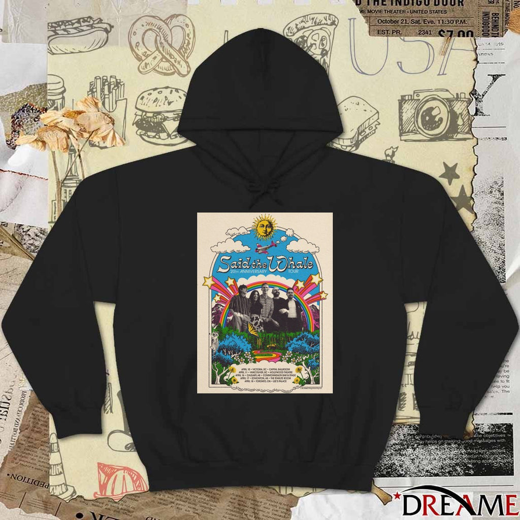 Poster Said The Whale 20th Anniversary Tour 2026 April 10 – 18 t-shirt