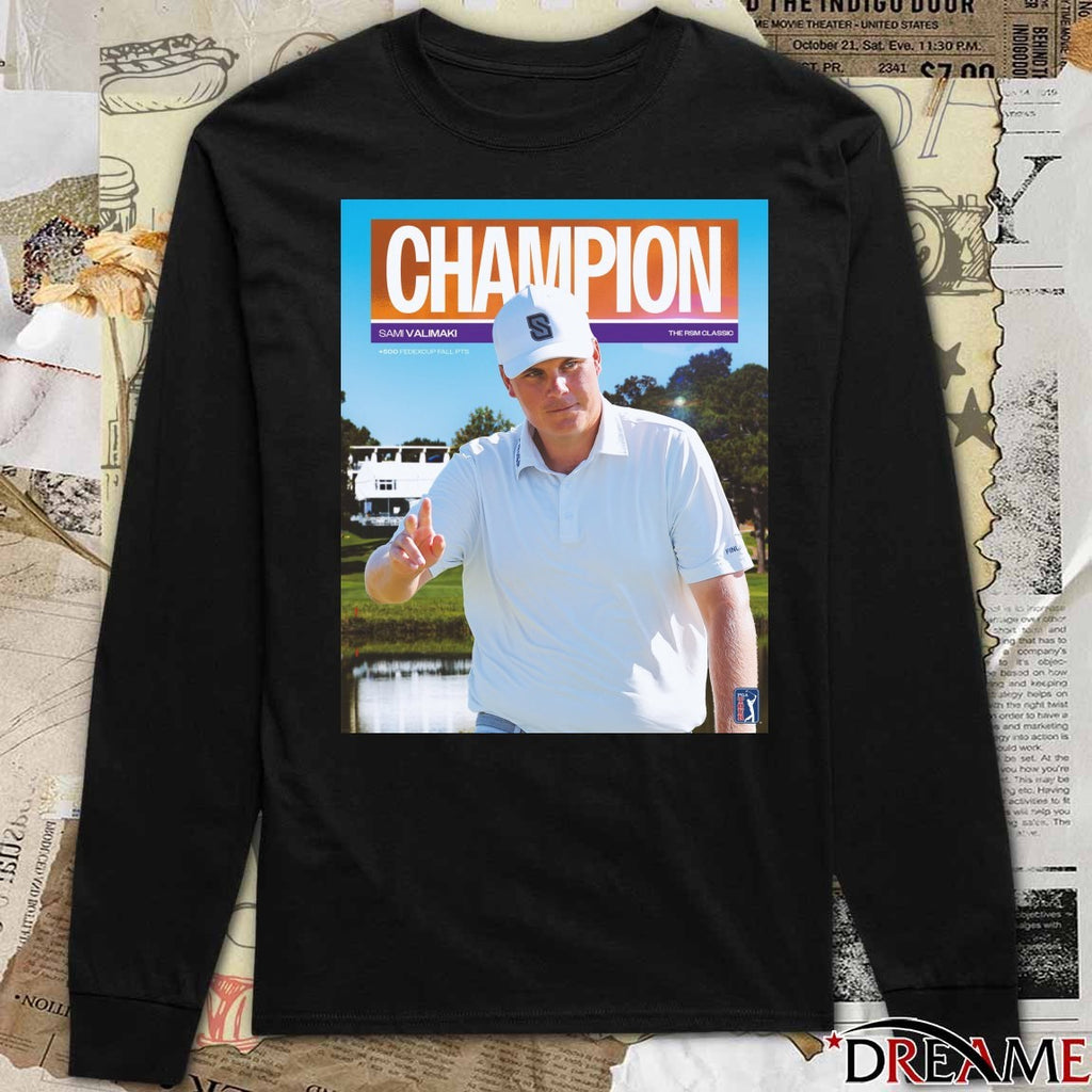 Poster Sami Valimaki The RSM Classic 500 FedExCup Fall PGA Tour 2025 t-shirt