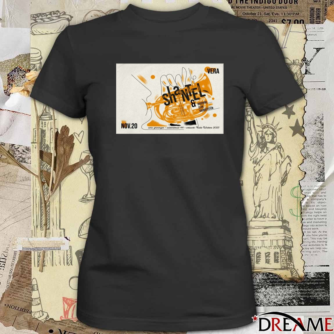 Poster Shantel Vera in Groningen Netherlands November 20 2025 t-shirt