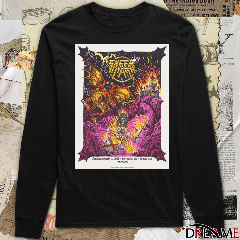 Poster Sheer Mag October 11 2025 Dartmouth NS Buffalo Club t–shirt