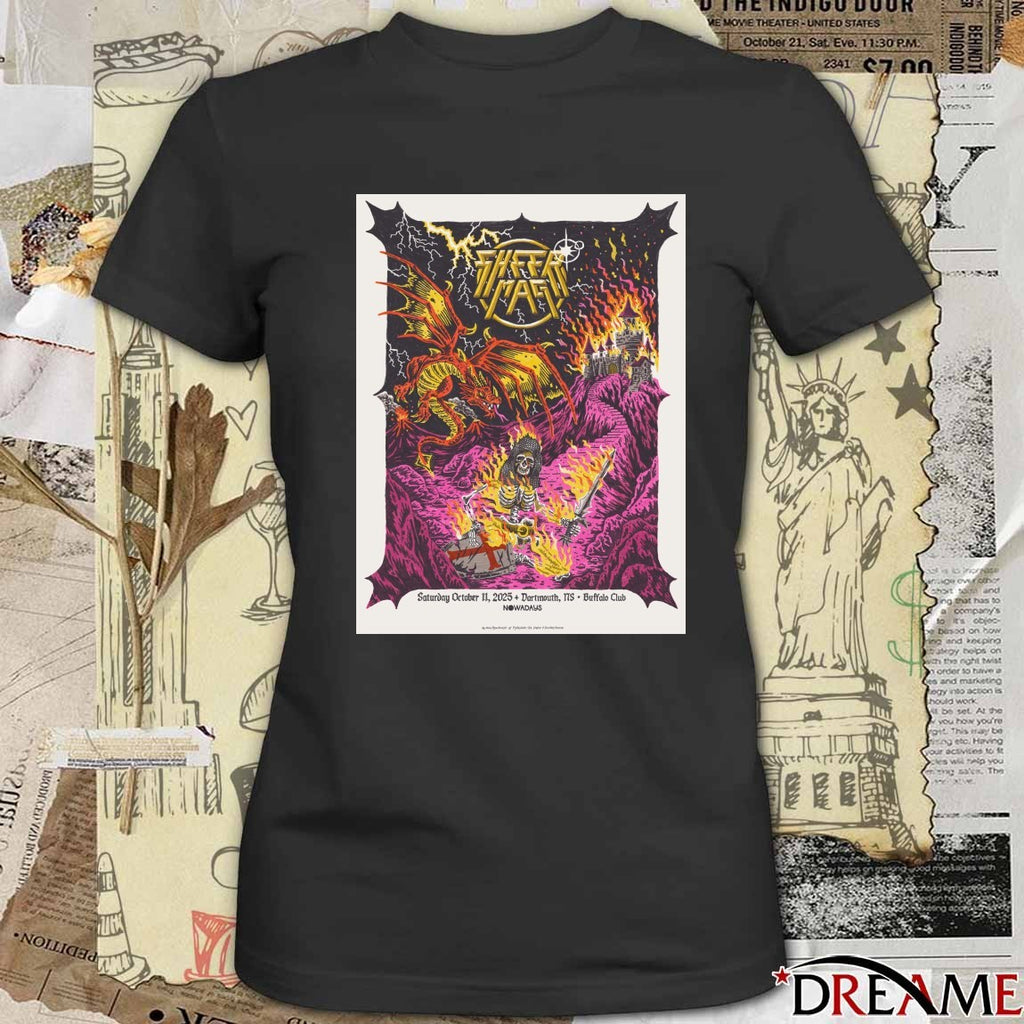 Poster Sheer Mag October 11 2025 Dartmouth NS Buffalo Club t–shirt