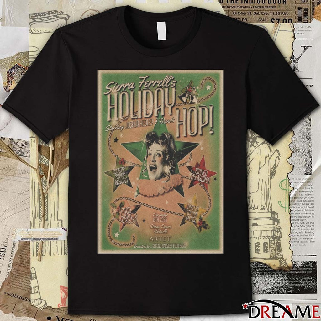Poster Sierra Ferrell Holiday Hop December 19 2025 Nashville t-shirt