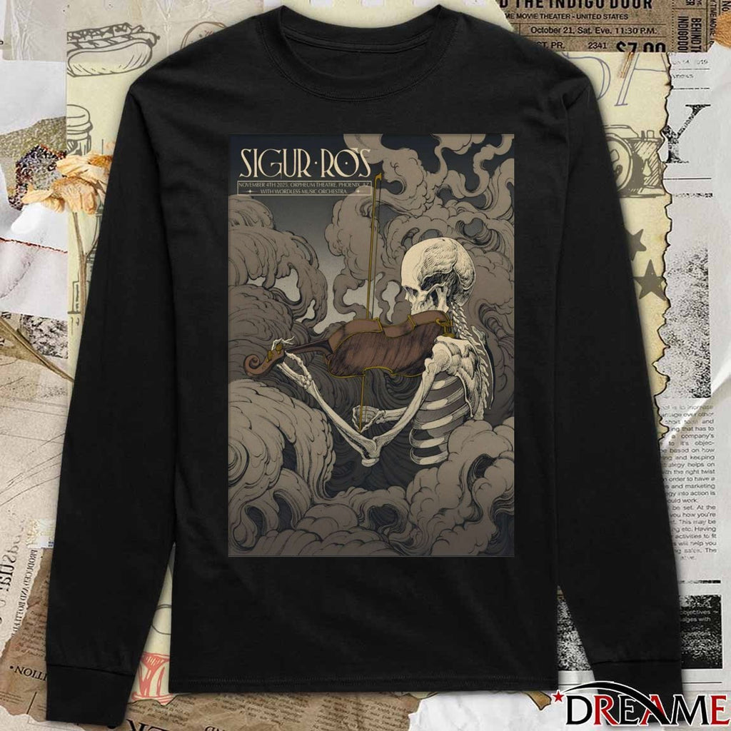 Poster Sigur Ros November 4 2025 Orpheum Theatre Phoenix AZ t-shirt
