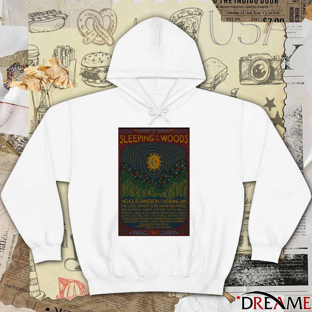 Poster Sleeping In The Woods Festival Monticello KY May 15-16 2026 t-shirt