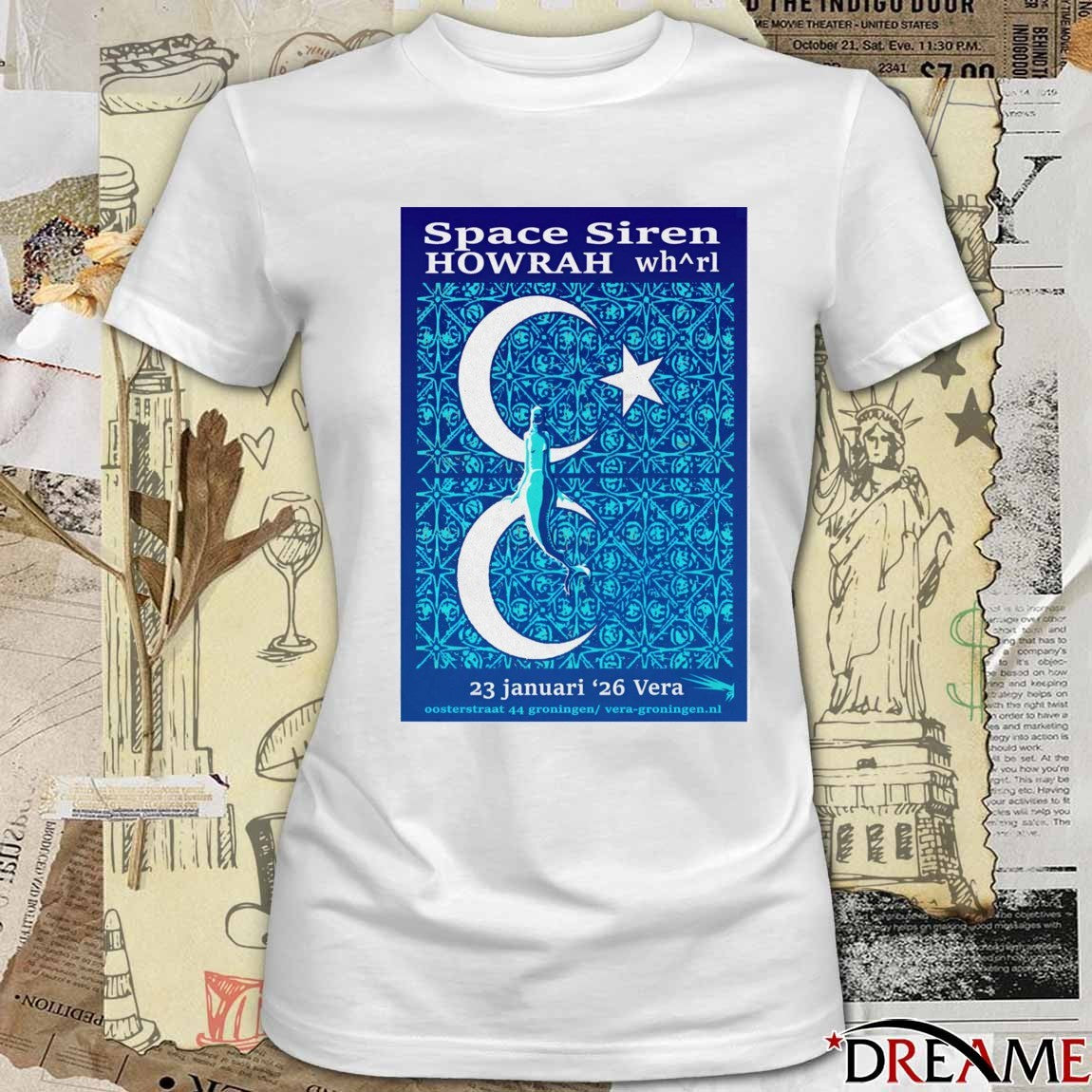 Poster Space Siren January 23 2026 Vera In Groningen NL t-shirt
