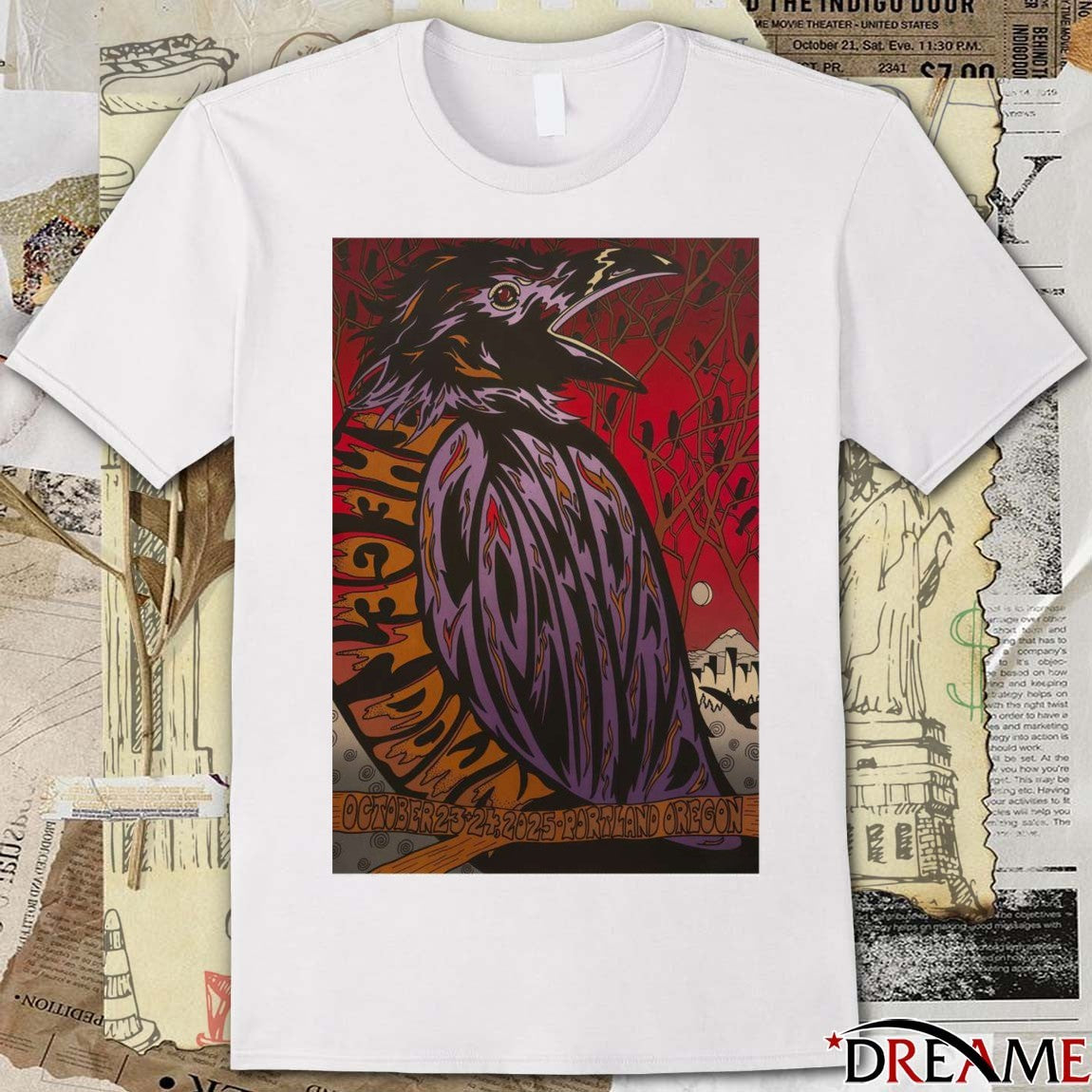 Poster Spafford October 23-24 2025 Portland Oregon Tour t-shirt